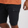 Textiel Heren Korte broeken / Bermuda's Oxbow Poplin short met geïntegreerde riem ORAGO Zwart