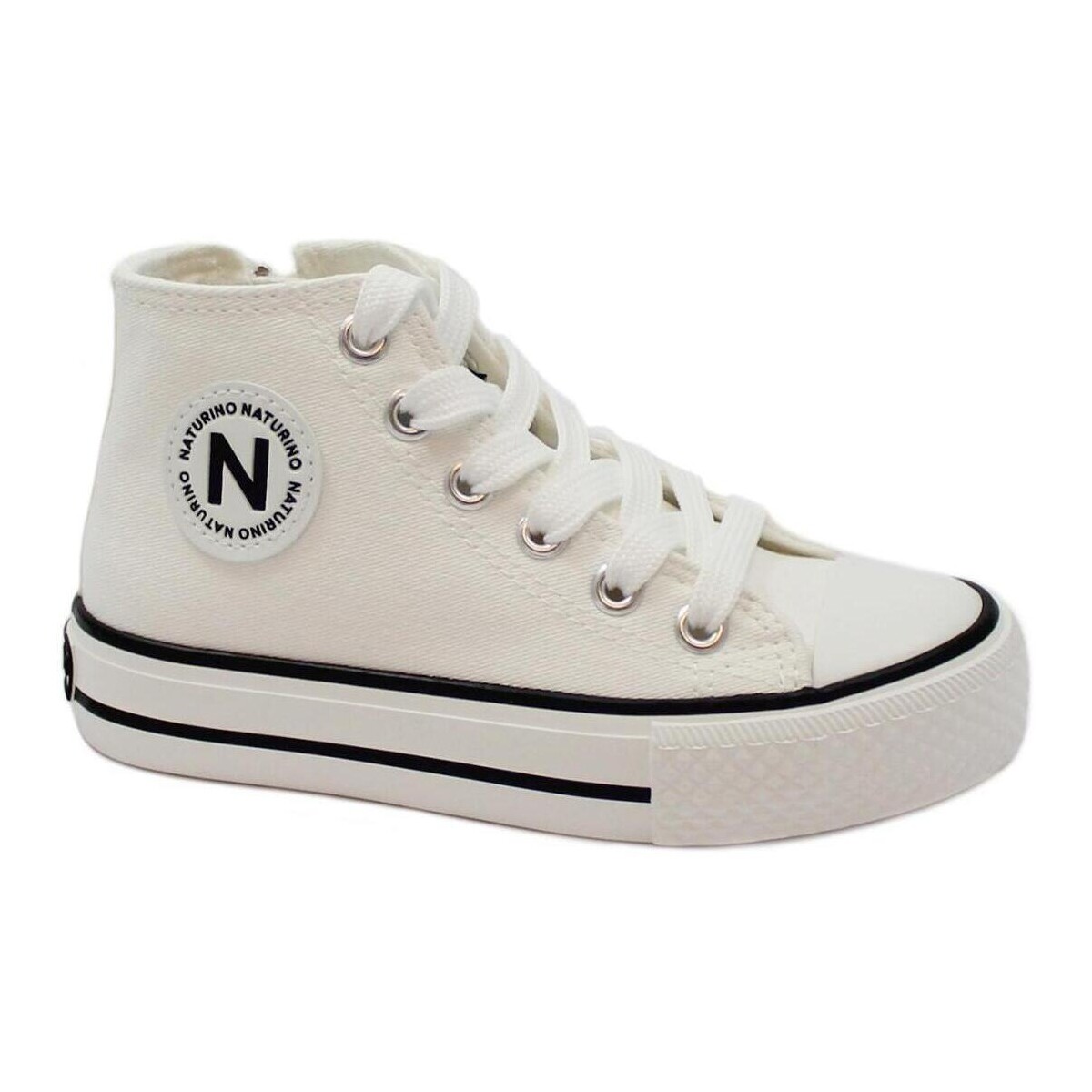 Schoenen Kinderen Hoge sneakers Naturino NTA-E24-18270-b Wit
