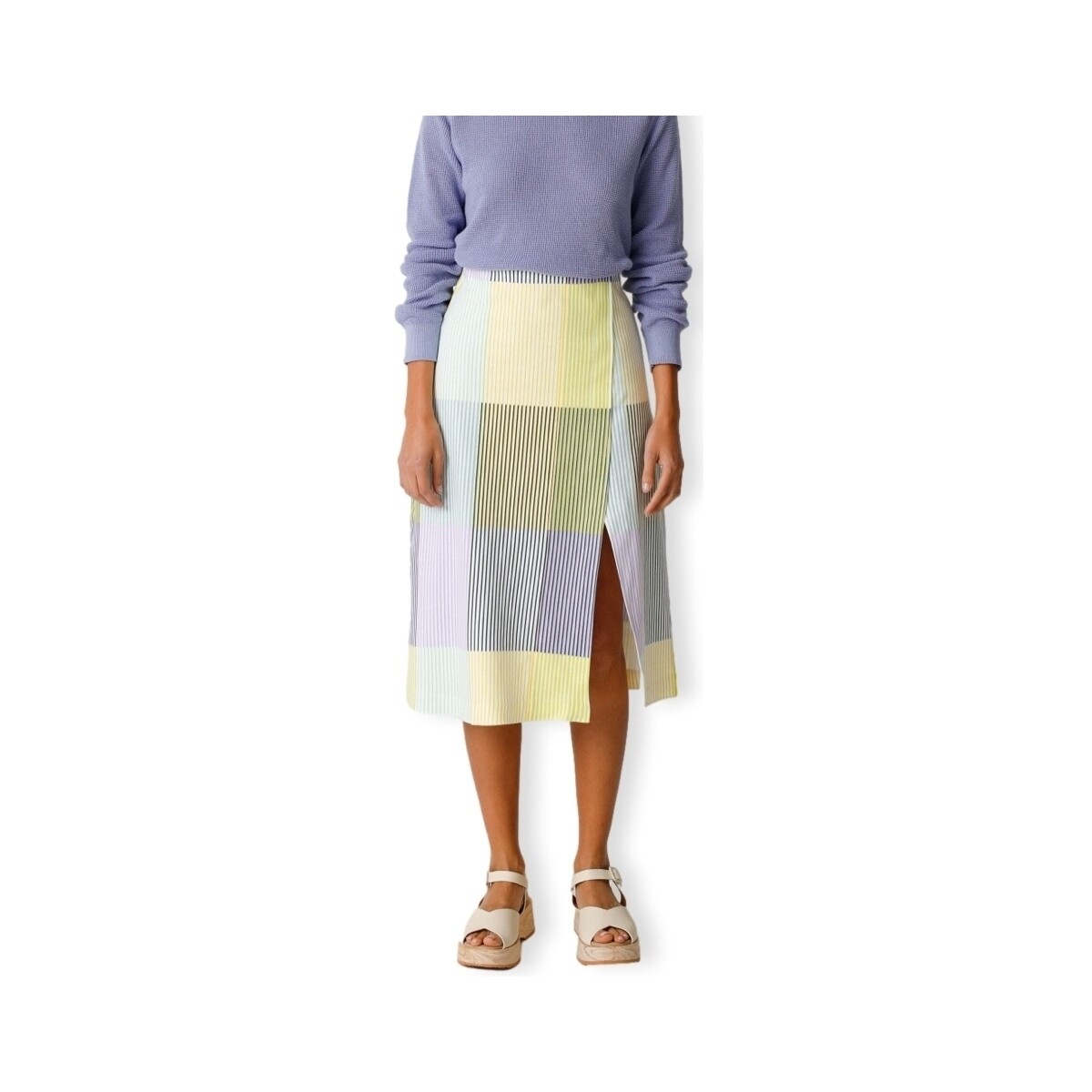 Textiel Dames Rokken Skfk Baiza-Gots Skirt - Plaid Multicolour