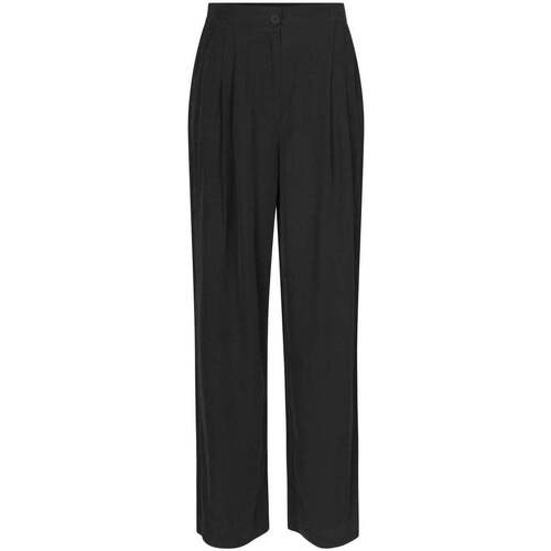 Textiel Dames Broeken / Pantalons Modström Zwarte pantalon Fanya Zwart
