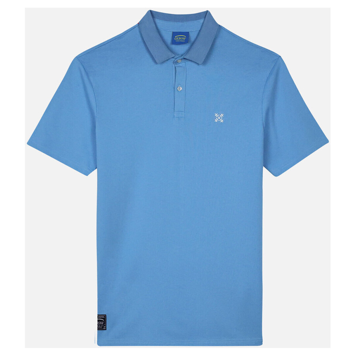Textiel Heren Polo's korte mouwen Oxbow Grafisch bedrijfspoloshirt met korte mouwen NAERO Blauw