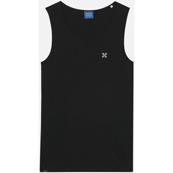 Textiel Heren T-shirts korte mouwen Oxbow Effen 4flo geborduurde tanktop op de borst TARCEL Zwart