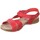Schoenen Dames Sandalen / Open schoenen Interbios MANDEN  4487 Rood