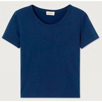 Textiel Dames T-shirts korte mouwen American Vintage  Blauw