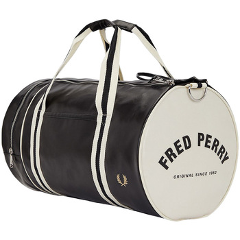 Fred Perry Classic Barrel Bag Zwart