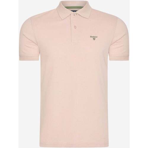 Textiel Heren T-shirts & Polo’s Barbour Lightweight sports polo Roze