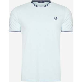 Textiel Heren T-shirts & Polo’s Fred Perry Twin tipped t-shirt Blauw