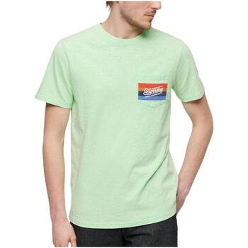 Textiel Heren T-shirts korte mouwen Superdry  Groen