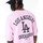 Textiel Heren T-shirts & Polo’s New-Era Mlb wordmark os tee losdod Roze