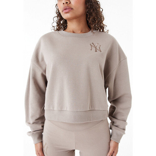 Textiel Dames Sweaters / Sweatshirts New-Era Mlb le crop crew neyyan Bruin