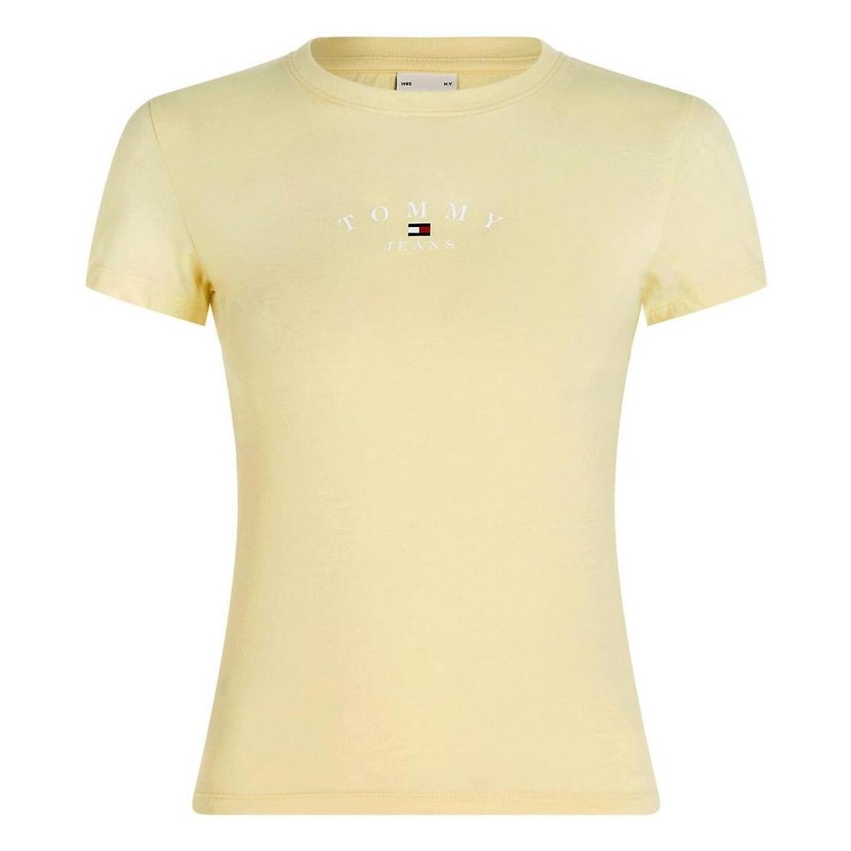Textiel Dames T-shirts & Polo’s Tommy Jeans  Geel