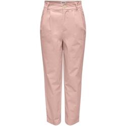 Textiel Broeken / Pantalons Only  Roze