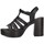 Schoenen Dames Sandalen / Open schoenen Etika 73734 Zwart