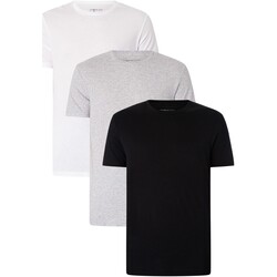 Textiel Heren Pyjama's / nachthemden adidas Originals 3-pack Lounge Crew T-shirts Multicolour
