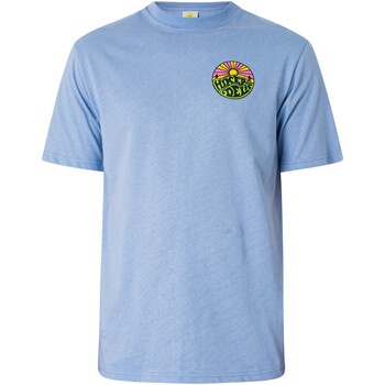 Textiel Heren T-shirts korte mouwen Hikerdelic Originele Logo T-shirt Blauw