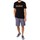 Textiel Heren T-shirts korte mouwen BOSS Dulivio U242 grafisch T-shirt Zwart