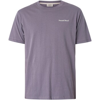 Textiel Heren T-shirts korte mouwen Pompeii Hamburgers In Bed Grafisch T-shirt Grijs