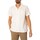 Textiel Heren Overhemden korte mouwen Pompeii Textuur shirt met korte mouwen Wit