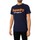 Textiel Heren T-shirts korte mouwen Superdry Klassiek gewassen T-shirt met Core-logo Blauw
