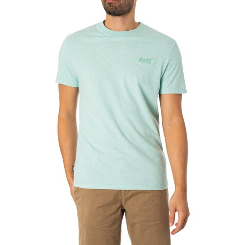 Textiel Heren T-shirts korte mouwen Superdry Vintage Logo EMB T-shirt Groen