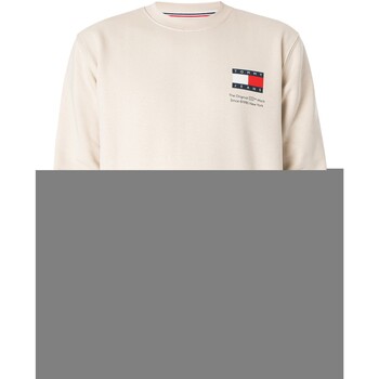 Textiel Heren Sweaters / Sweatshirts Tommy Jeans Normaal essentieel sweatshirt met vlag Beige