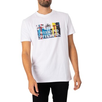 Weekend Offender Bissel grafisch T-shirt Wit