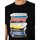 Textiel Heren T-shirts korte mouwen Weekend Offender Grafisch T-shirt met cassettes Zwart