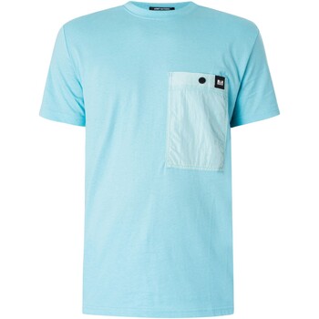 Textiel Heren T-shirts korte mouwen Weekend Offender Tabiti-T-shirt Blauw