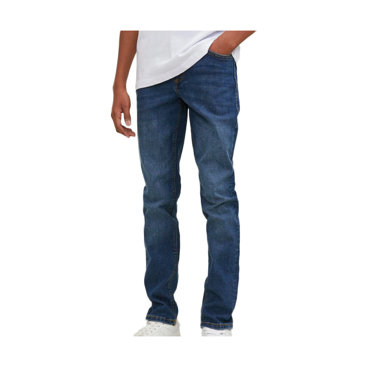 Textiel Jongens Straight jeans Jack & Jones  Blauw