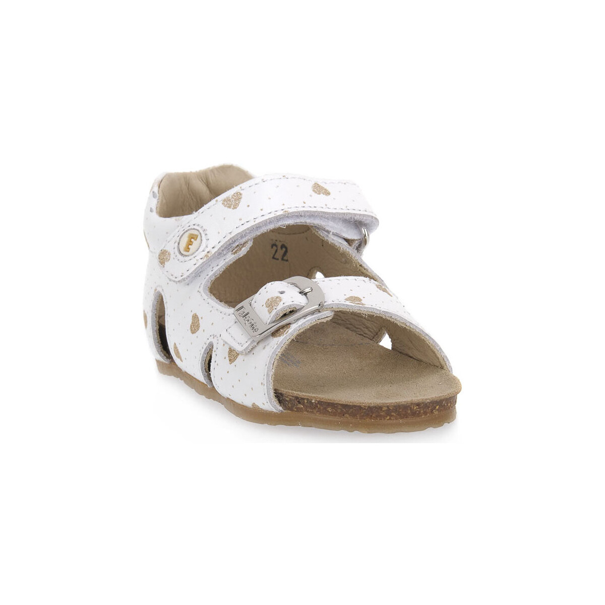 Schoenen Jongens Sandalen / Open schoenen Naturino B7 0N01 BEA WHITE Wit