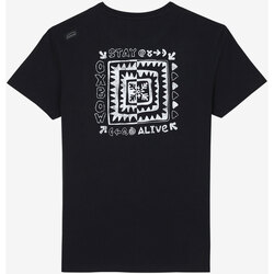 Textiel Heren T-shirts korte mouwen Oxbow Grafisch T-shirt met korte mouwen TAPUIO Zwart