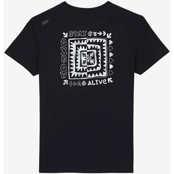 Textiel Heren T-shirts korte mouwen Oxbow Grafisch T-shirt met korte mouwen TAPUIO Zwart