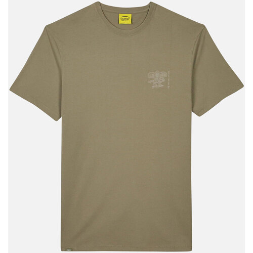 Textiel Heren T-shirts korte mouwen Oxbow Grafisch T-shirt met korte mouwen TOTEM Groen