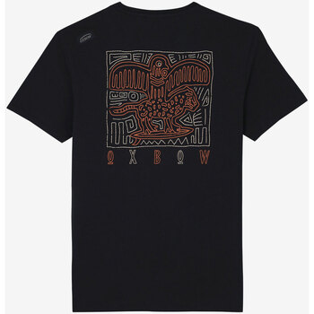 Oxbow Grafisch T-shirt met korte mouwen TOTEM Zwart