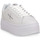 Schoenen Dames Sneakers Calvin Klein Jeans 01V BOLD PLATFORM Wit