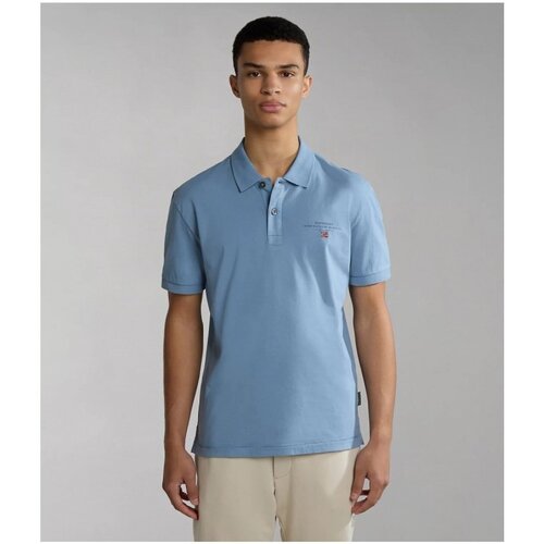 Textiel Heren T-shirts & Polo’s Napapijri NP0A4GB4B2B1 Blauw