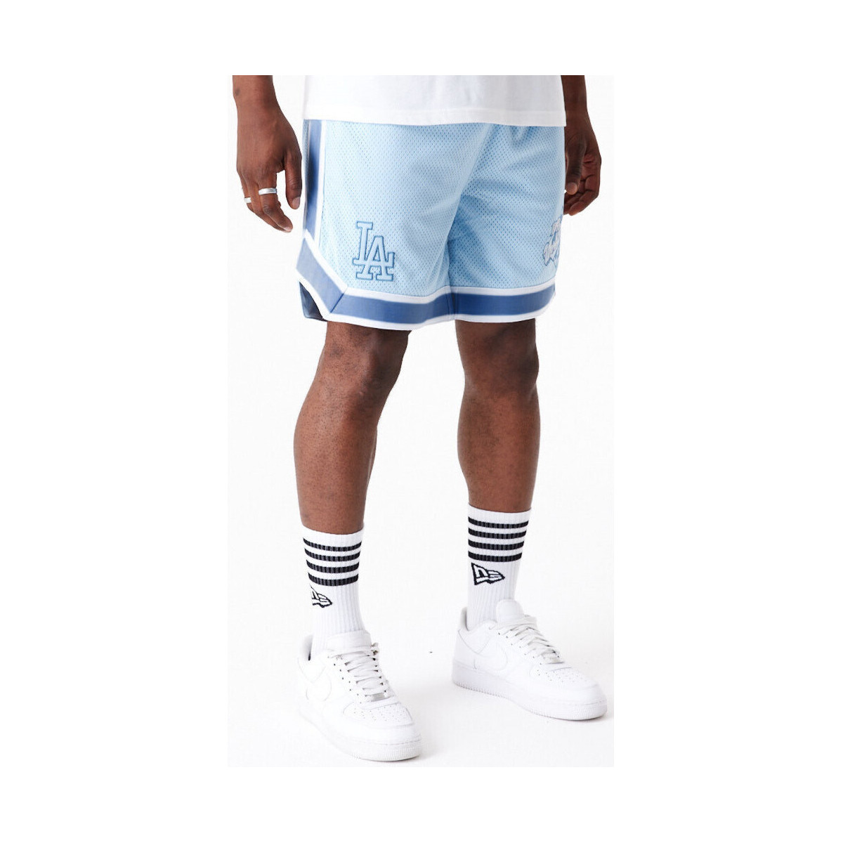 Textiel Heren Korte broeken / Bermuda's New-Era World series mesh shorts losdod Blauw