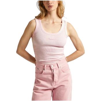 Textiel Dames Tops / Blousjes Pepe jeans  Roze