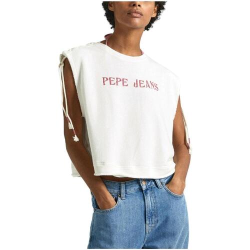 Textiel Dames T-shirts korte mouwen Pepe jeans  Multicolour