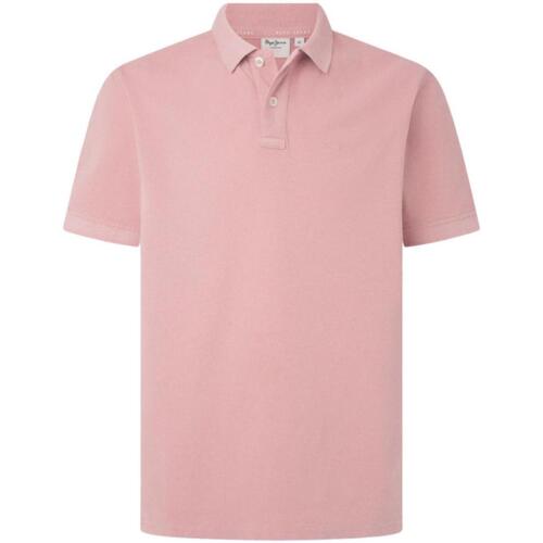 Textiel Heren T-shirts korte mouwen Pepe jeans  Roze