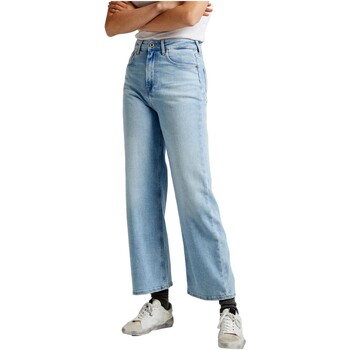 Textiel Dames Straight jeans Pepe jeans VAQUERO WIDE LEG FIT   PL204598PF38 Blauw