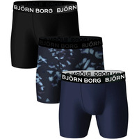 Ondergoed Heren Boxershorts Björn Borg Björn Borg Performance Boxershorts 3-Pack Blauw Zwart Multicolour