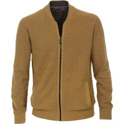 Textiel Heren Sweaters / Sweatshirts Casa Moda Vest Melange Geel Geel