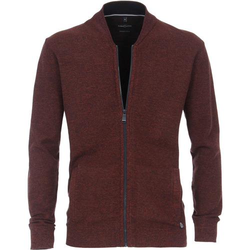 Textiel Heren Sweaters / Sweatshirts Casa Moda Vest Melange Bordeaux Bordeau
