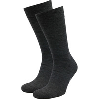 Ondergoed Heren Socks Suitable Merino Sokken Antraciet 2-Pack Grijs