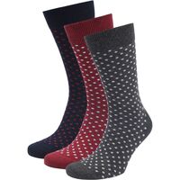 Ondergoed Heren Socks Suitable Sokken 3-Pack Stippen Multicolour Blauw