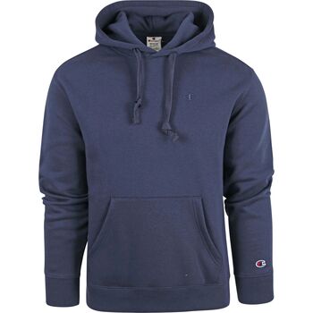 Textiel Heren Sweaters / Sweatshirts Champion Logo Hoodie Navy Blauw Blauw