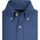 Textiel Heren Overhemden lange mouwen Hackett Overhemd Garment Dyed Offord Blauw Blauw