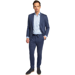 Textiel Heren Kostuums Suitable Jersey Suit Kobaltblauw Blauw