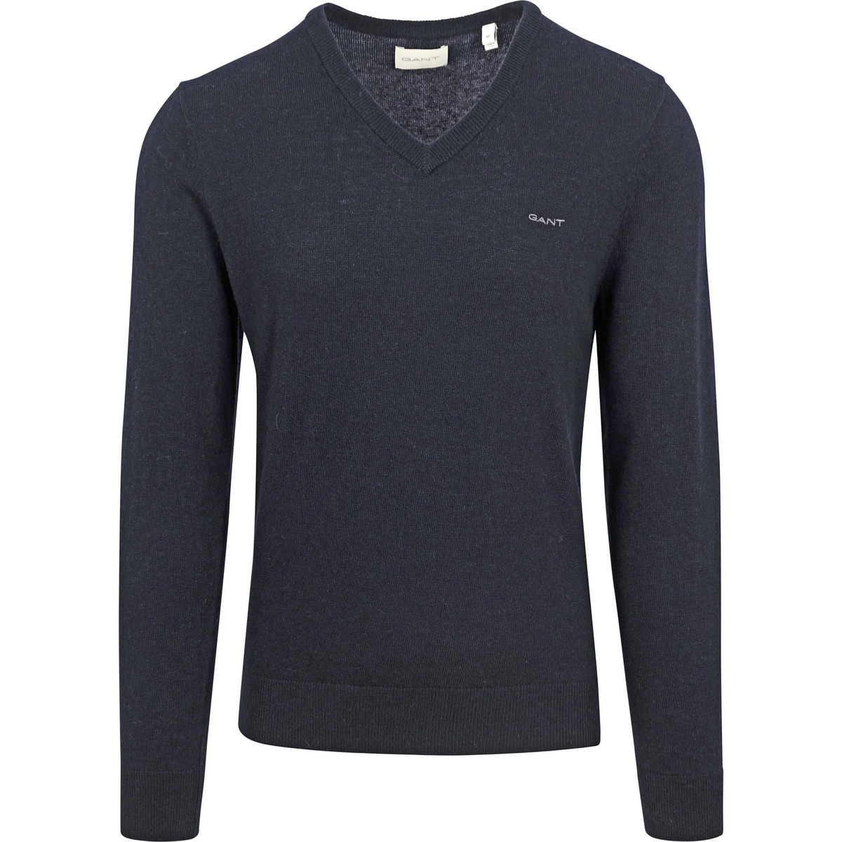 Textiel Heren Sweaters / Sweatshirts Gant Trui Lamswol Navy Melange Blauw